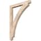 Ekena Millwork Thorton Arts & Crafts Smooth Bracket, Douglas Fir, 3 1/2"W x 36"D x 48"H BKT04X36X48THR03SDF - alternate 1